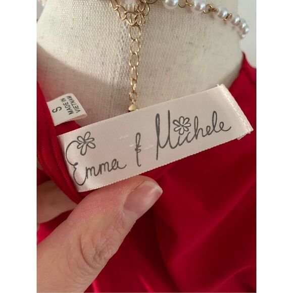 Small red dress Emma and Michele - Picture 4 of 5